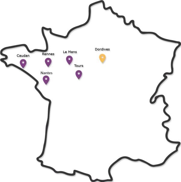 Carte agences - LOCOUEST